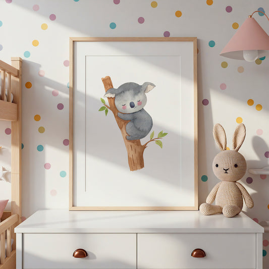 Träumender Koala Poster