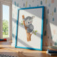 Träumender Koala Poster