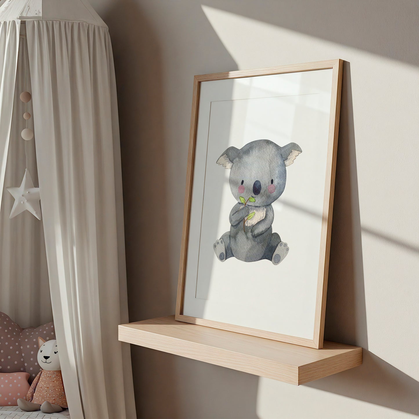 Zufriedener Koala Poster