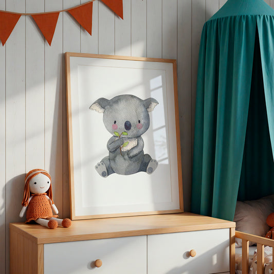 Zufriedener Koala Poster