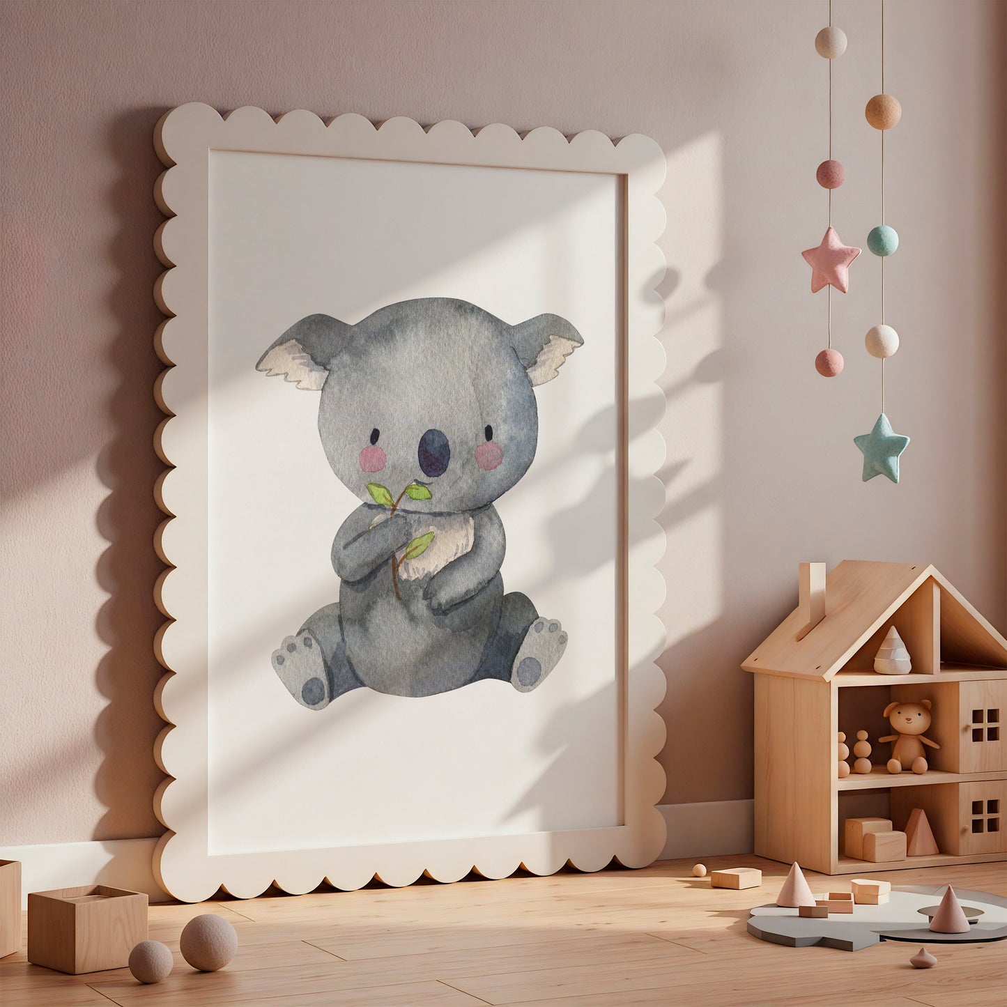 Zufriedener Koala Poster