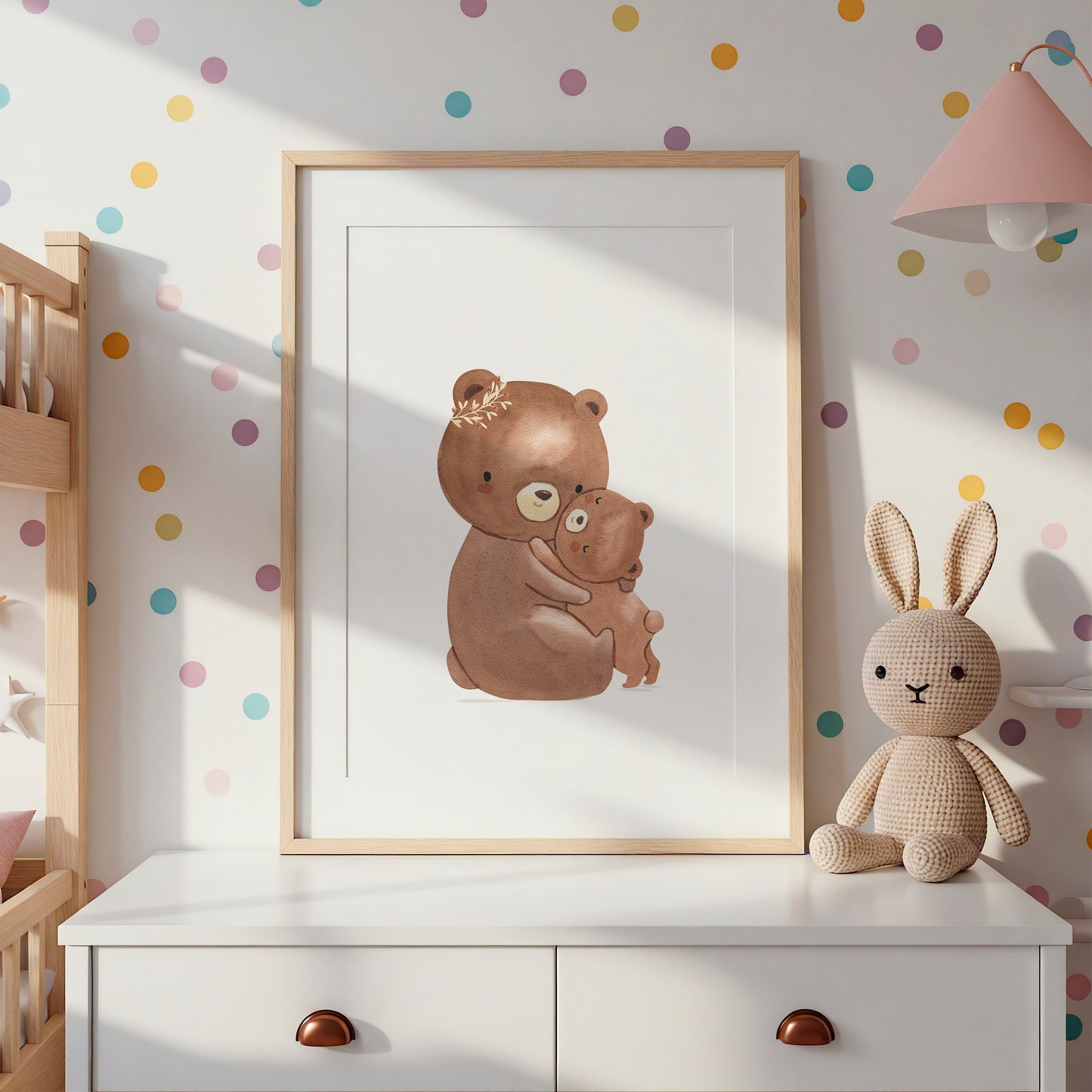Mama Bär & Baby Poster