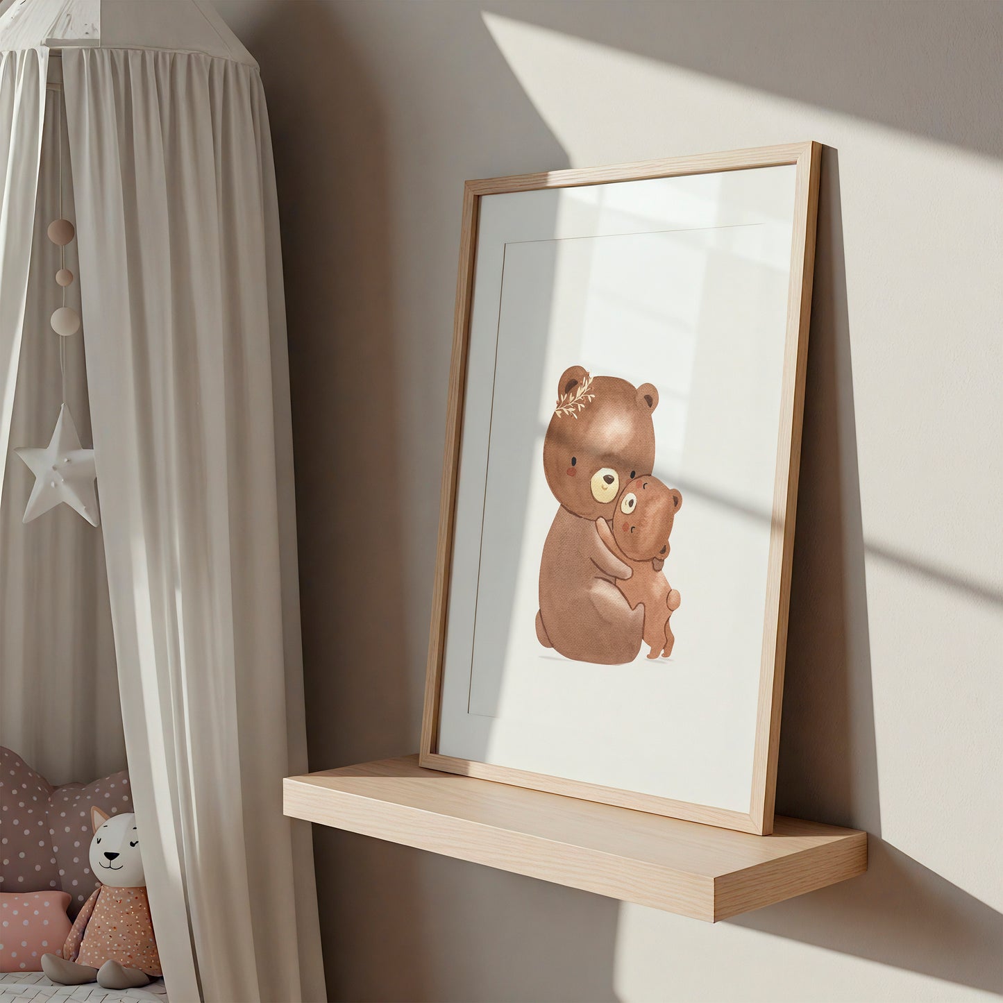 Mama Bär & Baby Poster