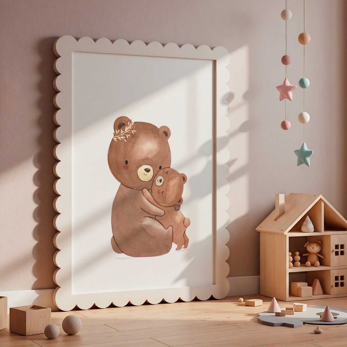 Mama Bär & Baby Poster