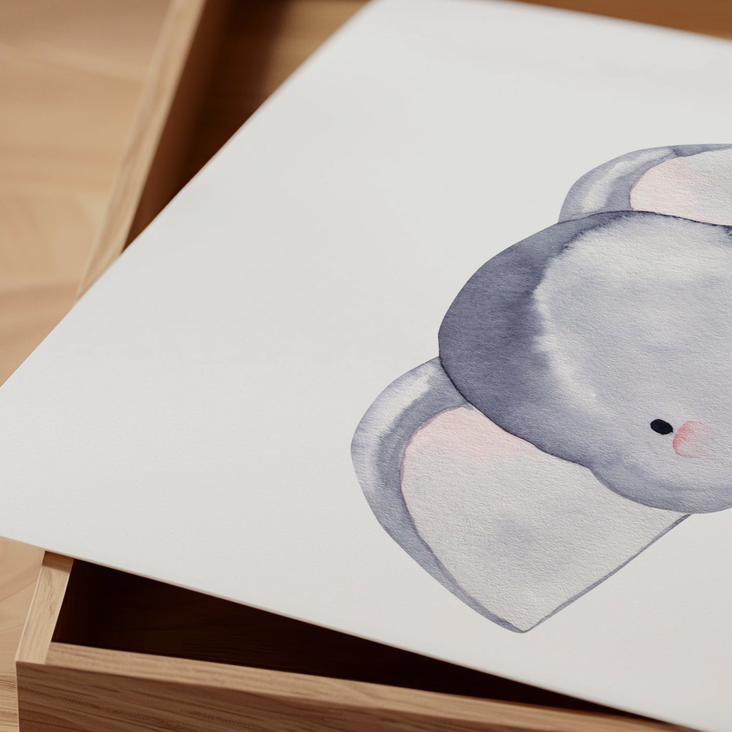 Mama Elefant & Baby Poster