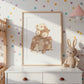 Mama Eule & Babys Poster