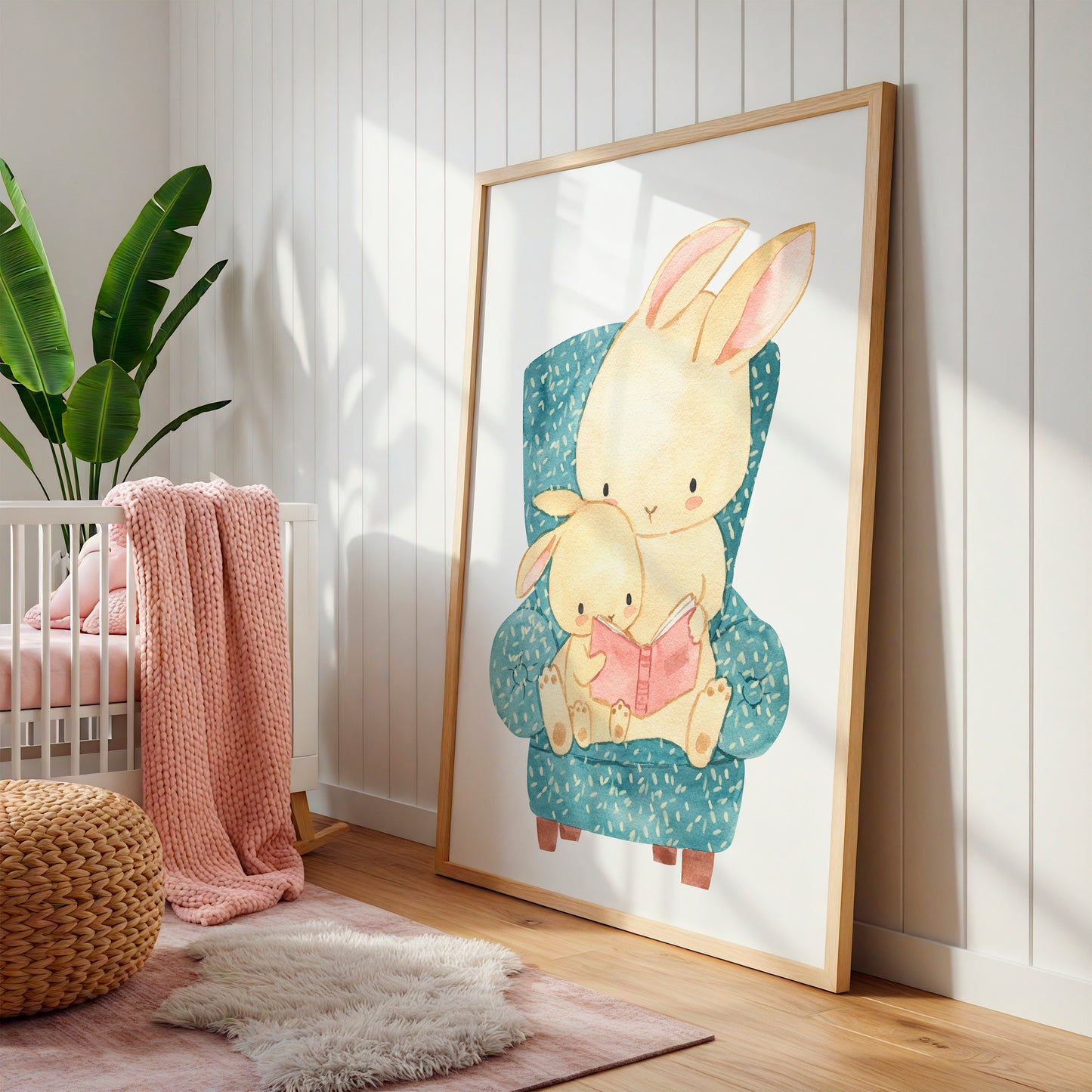 Vorlesezeit Hasen Poster
