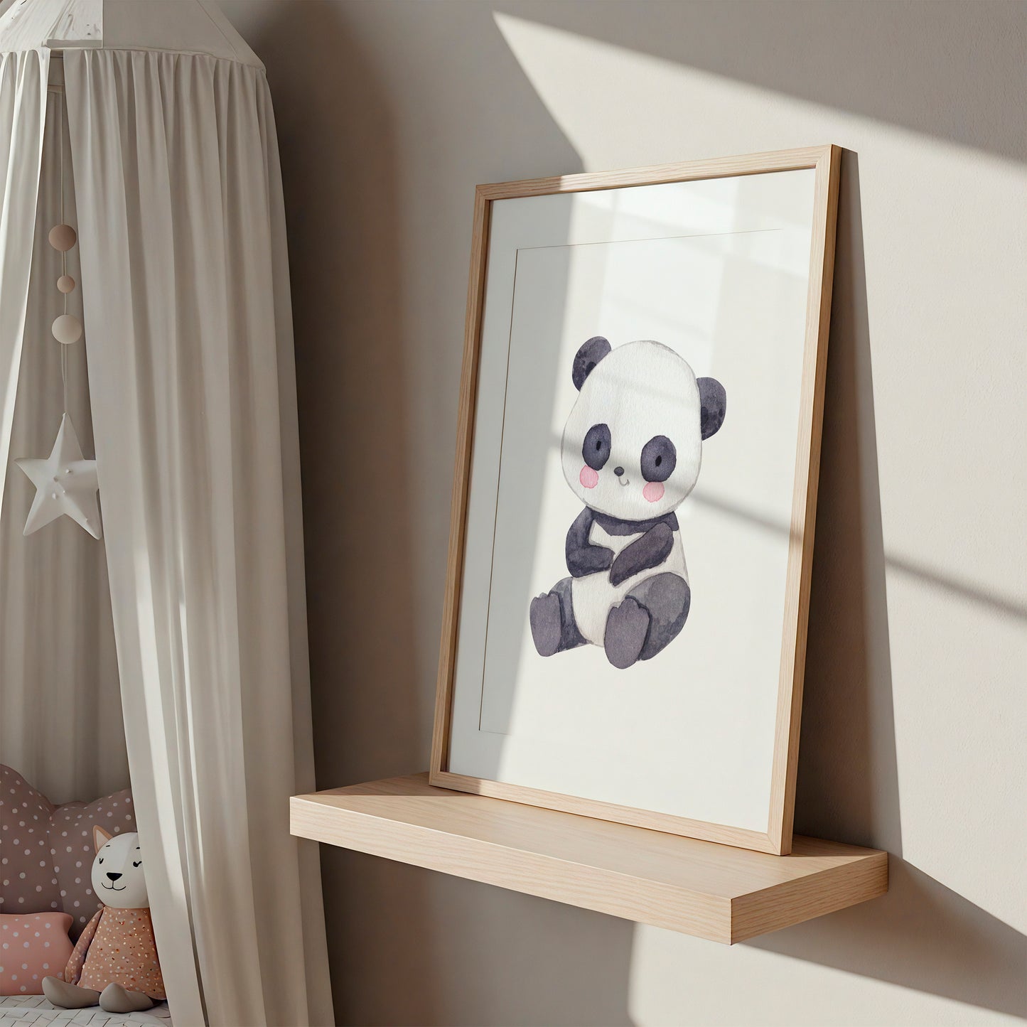 Tollpatschiger Panda Poster