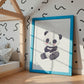 Tollpatschiger Panda Poster