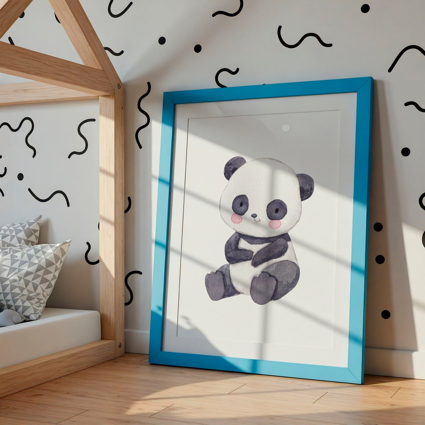 Tollpatschiger Panda Poster