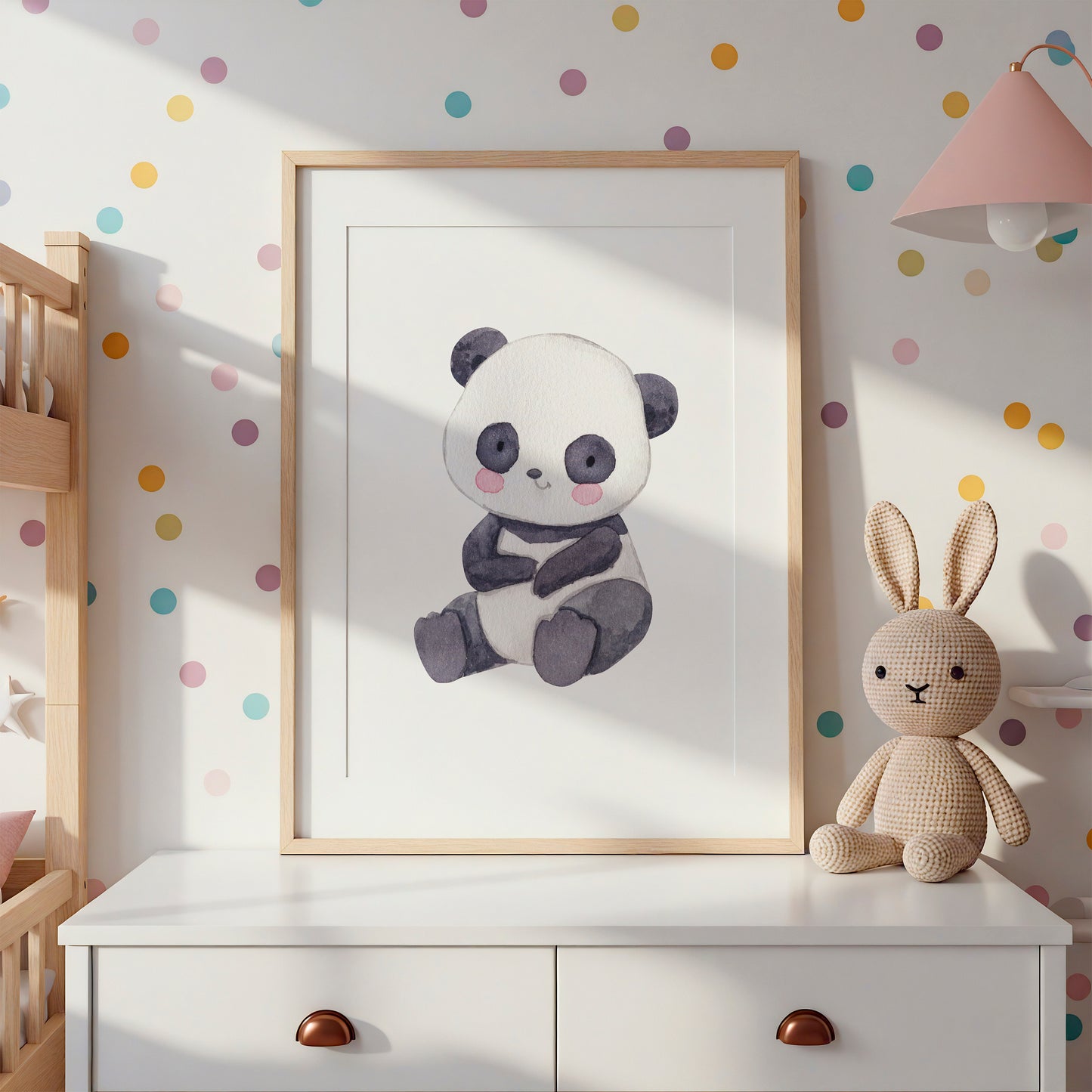 Tollpatschiger Panda Poster
