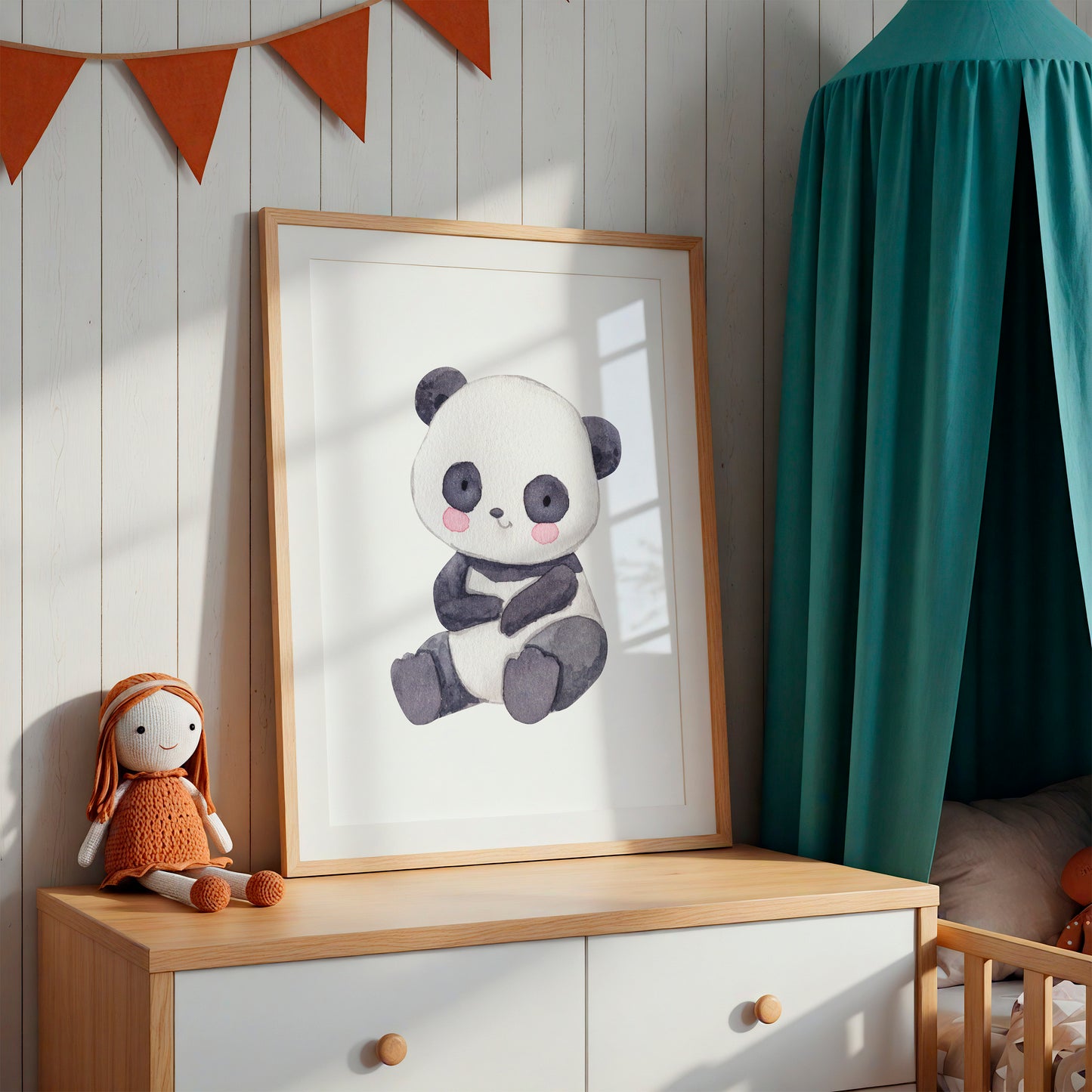 Tollpatschiger Panda Poster