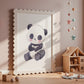 Tollpatschiger Panda Poster