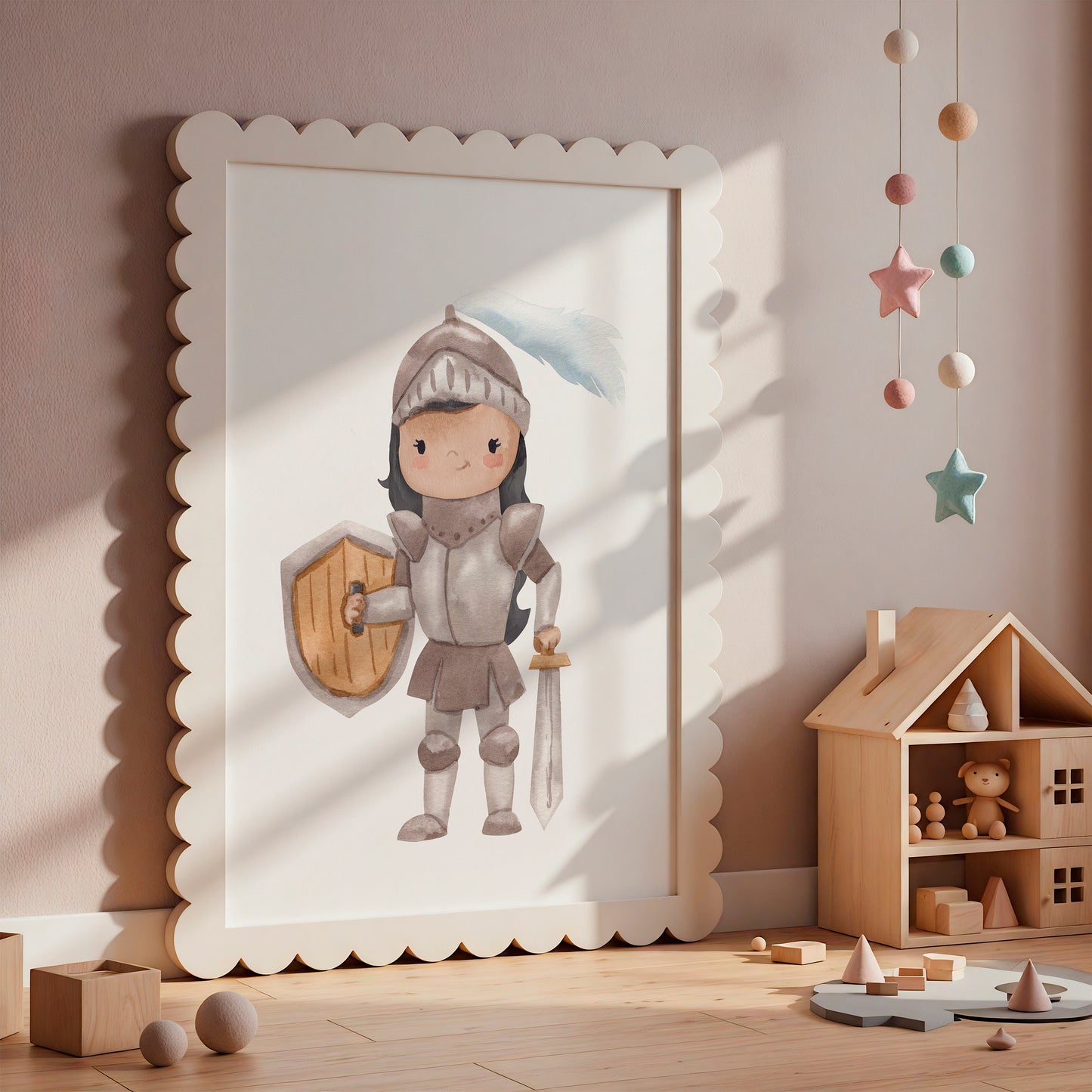 Mutige Ritterin Sana Poster