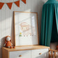 Schaf Wuschelwolle Poster