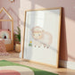 Schaf Wuschelwolle Poster
