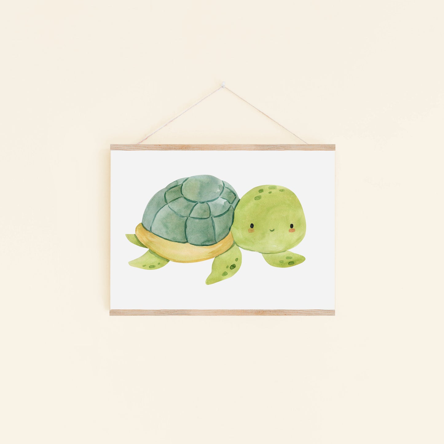 Unterwasser Schildkröte Poster