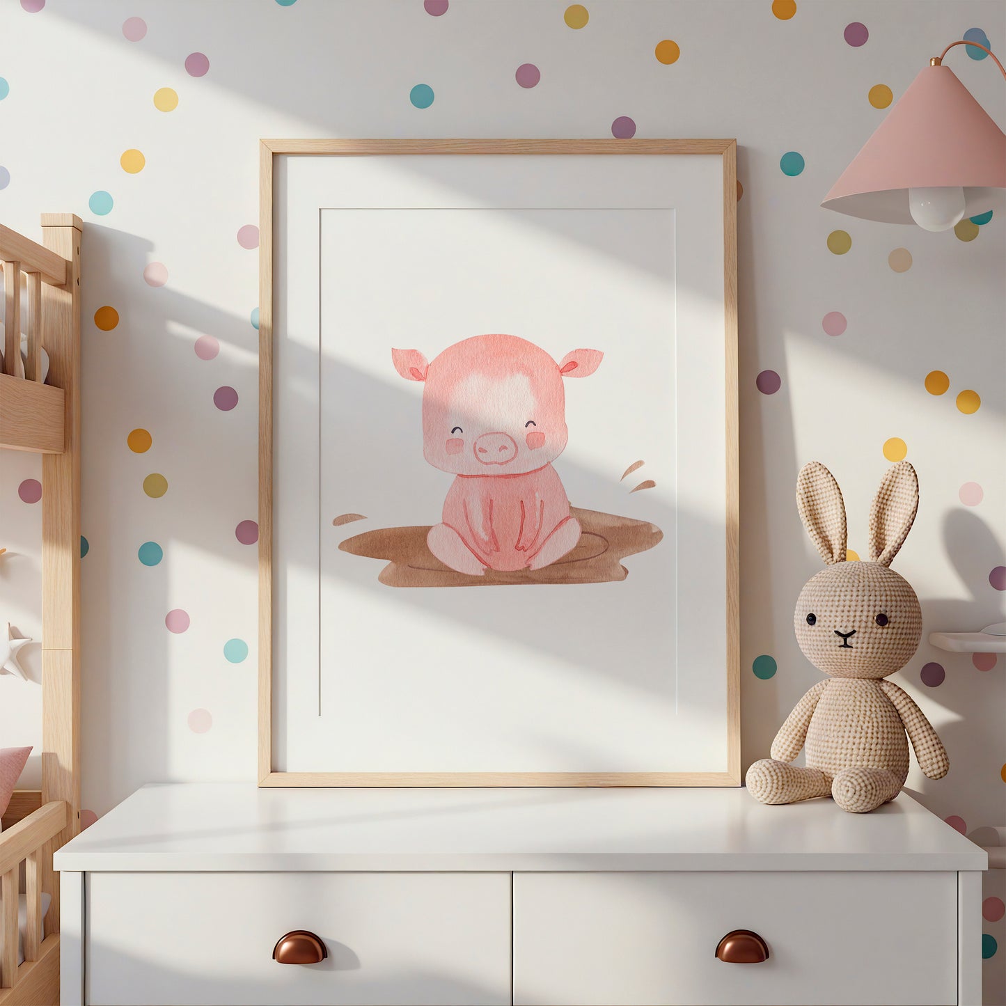 Matschbad Schwein Poster
