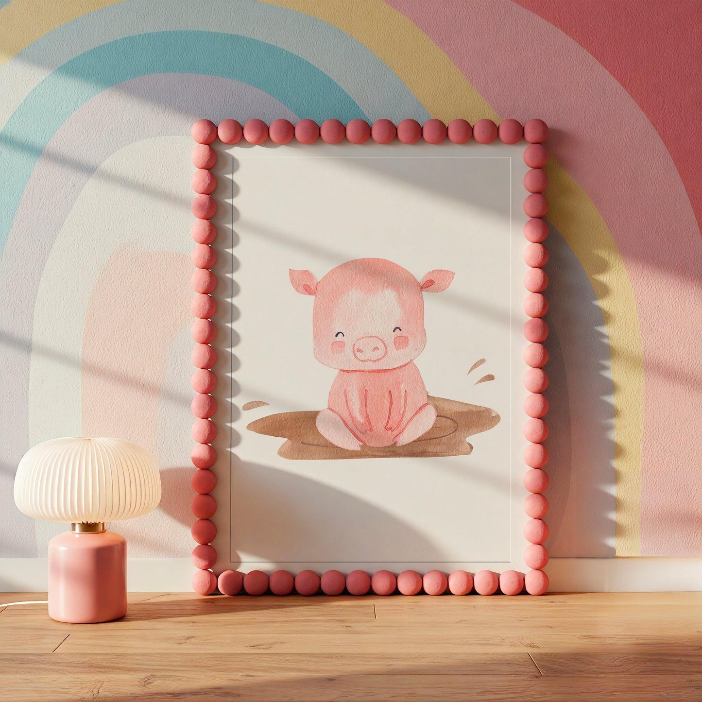 Matschbad Schwein Poster