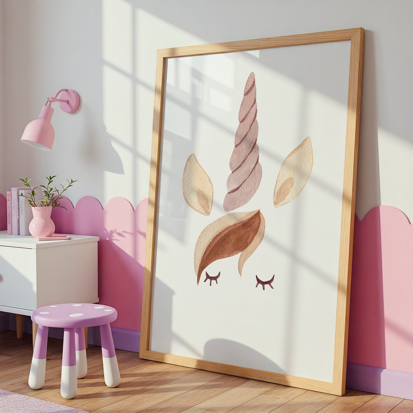 Einhorn Silhouette Poster