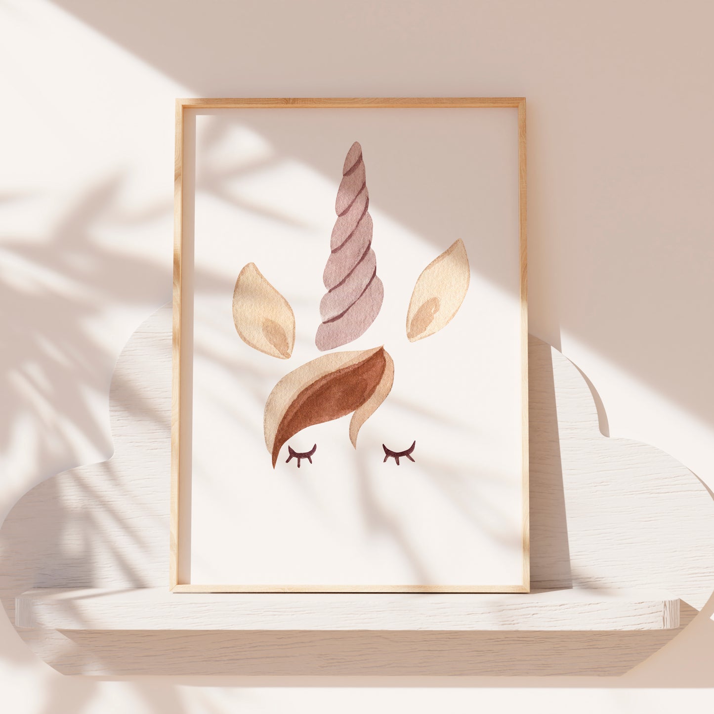 Einhorn Silhouette Poster