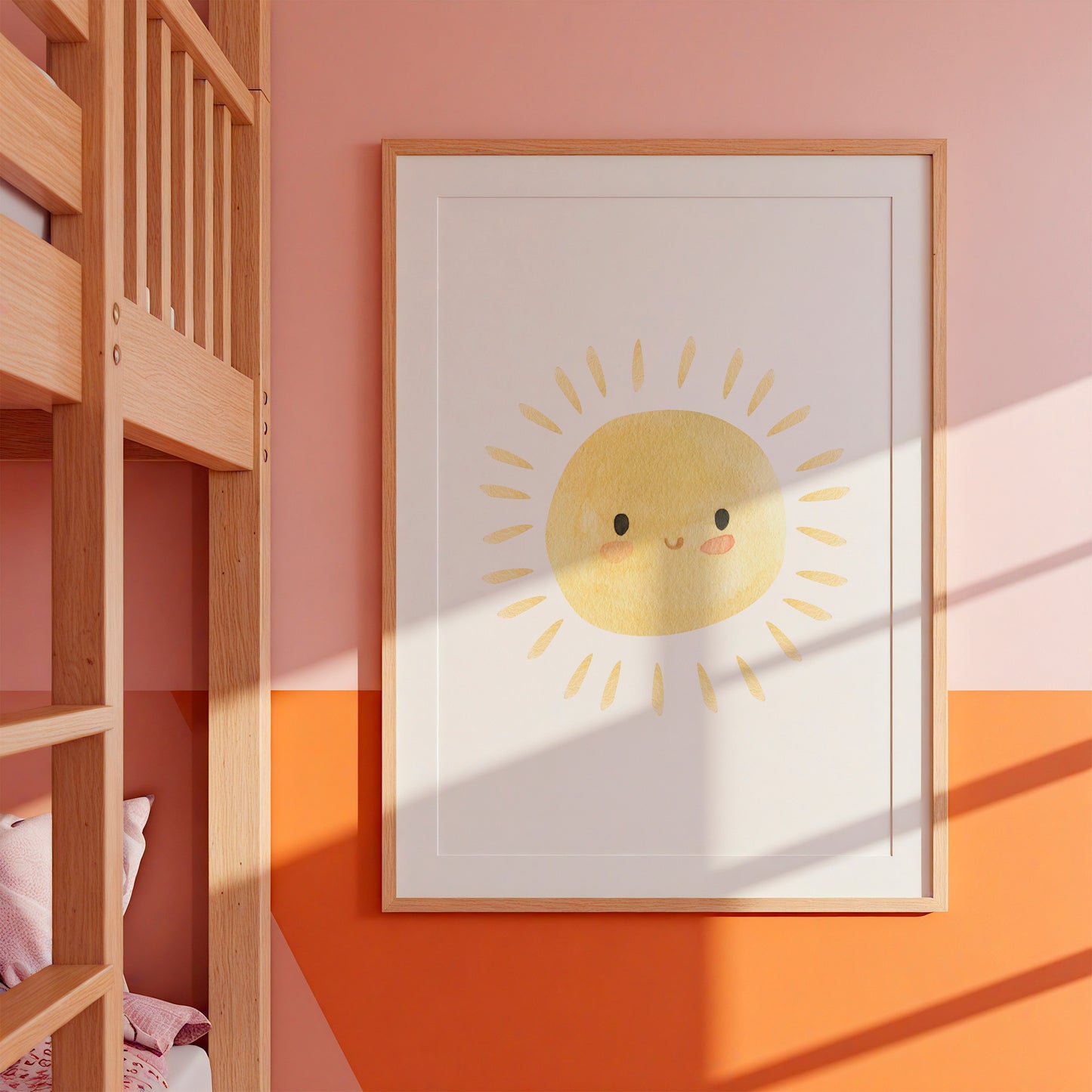 Fröhliche Sonne Poster