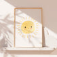 Fröhliche Sonne Poster