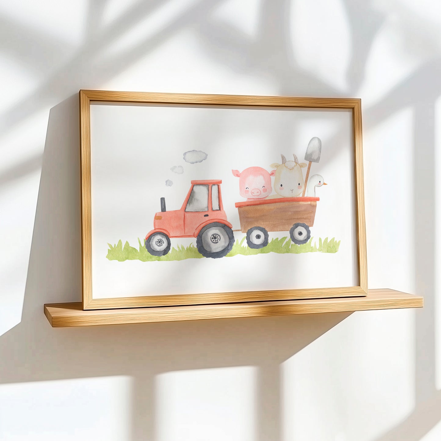 Große Traktorfahrt Poster
