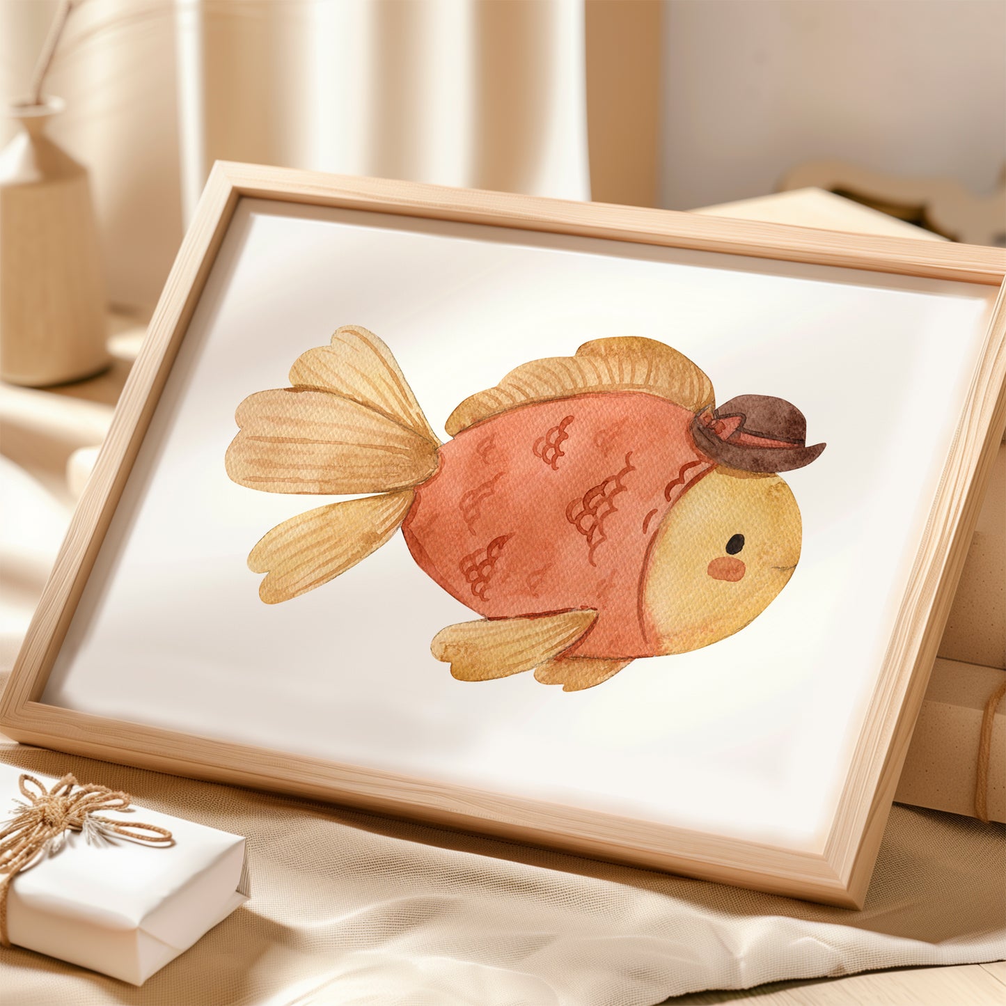 Goldfisch Fritz Poster