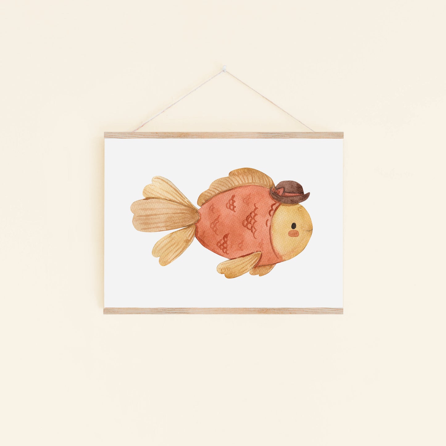 Goldfisch Fritz Poster