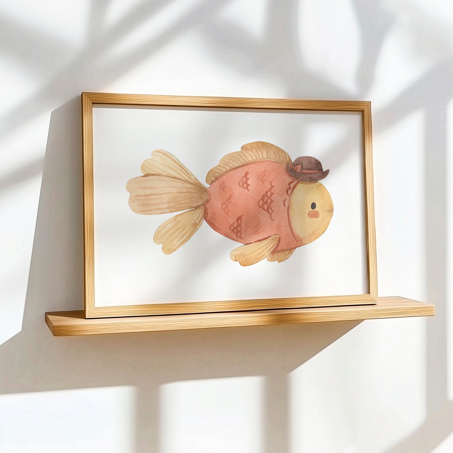 Goldfisch Fritz Poster