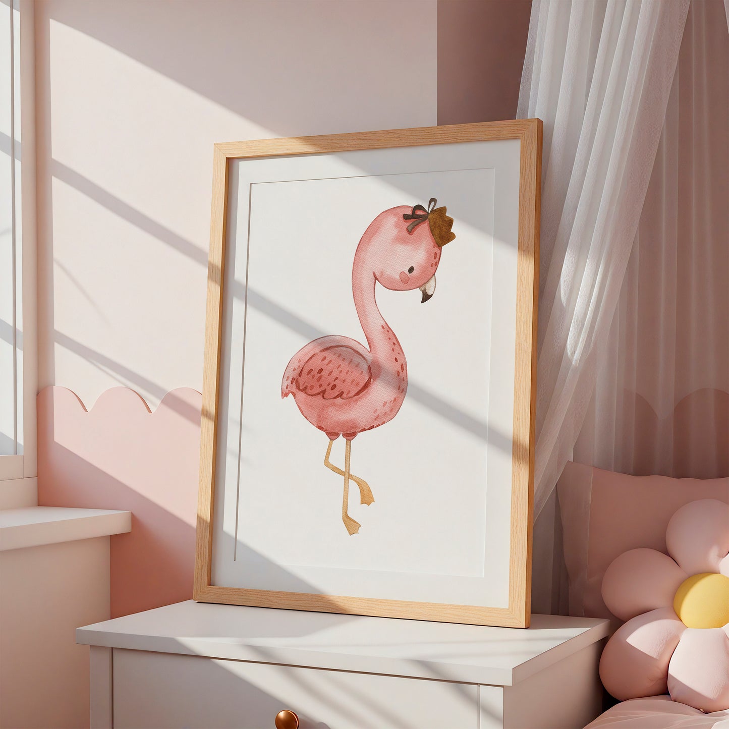 Flamingo Florentine Poster