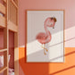 Flamingo Florentine Poster