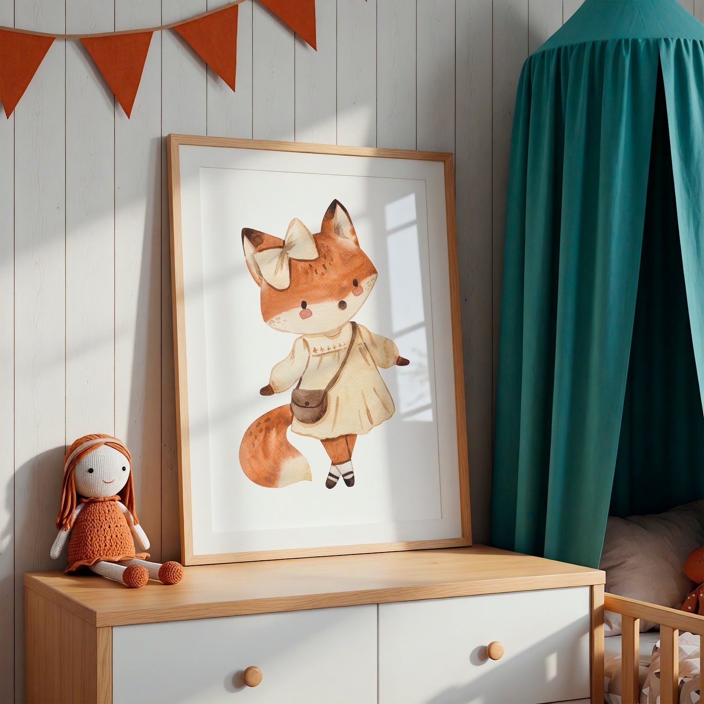 Füchsin Frieda Poster