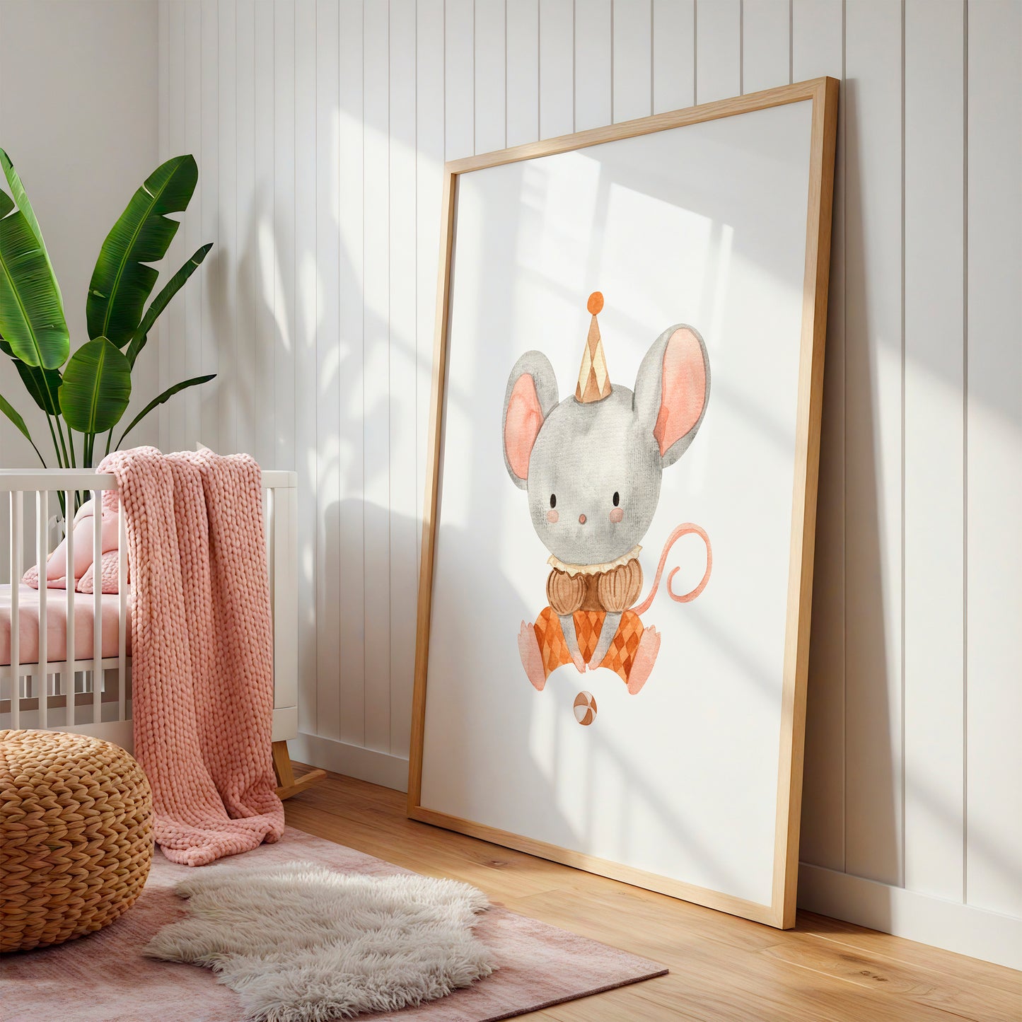 Zirkusmaus mit Ball Poster