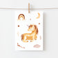 Einhorn Geschenkset – Karte, Lesezeichen & Sticker