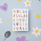 Karte Einschulung – Tier Alphabet