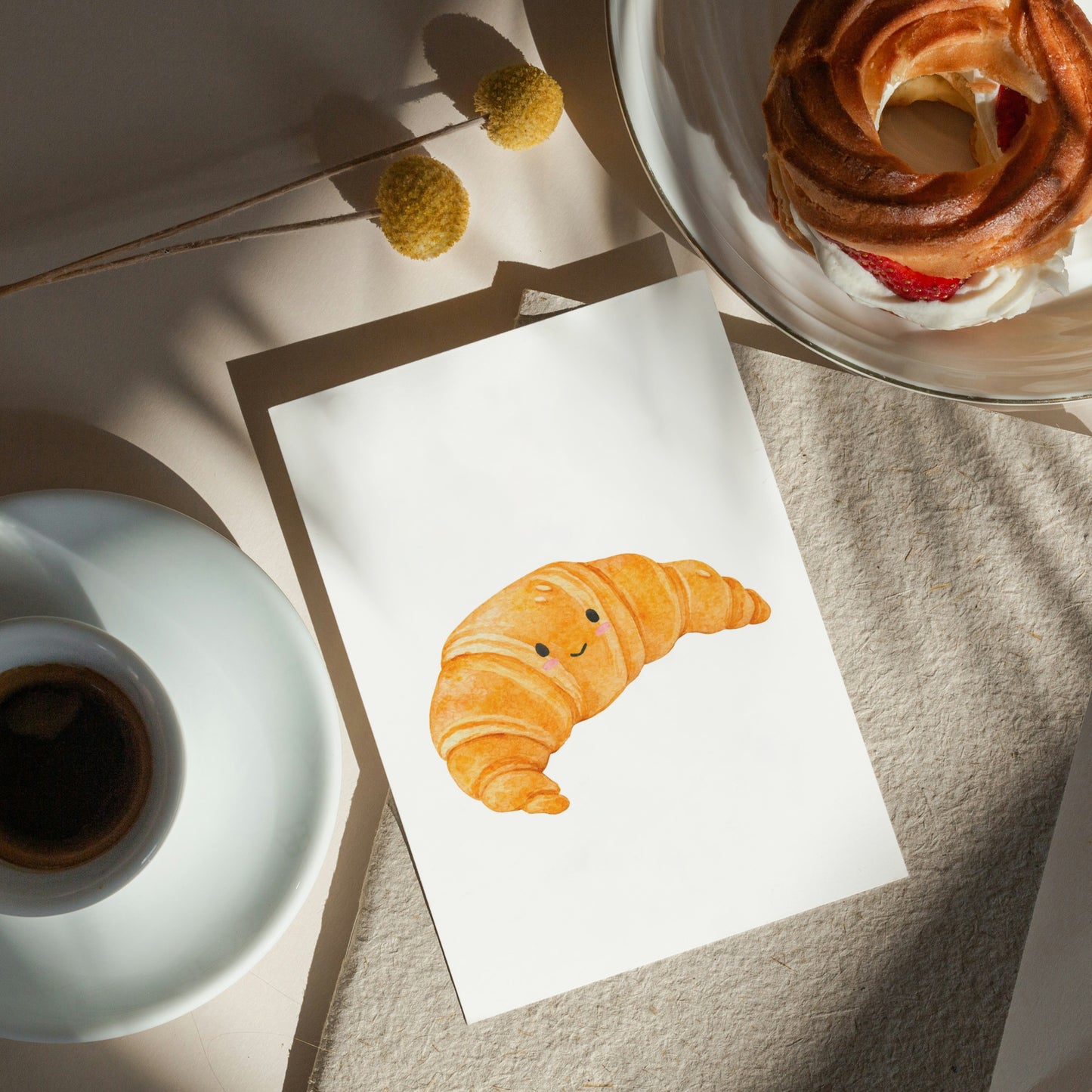 Karte Croissant Louis