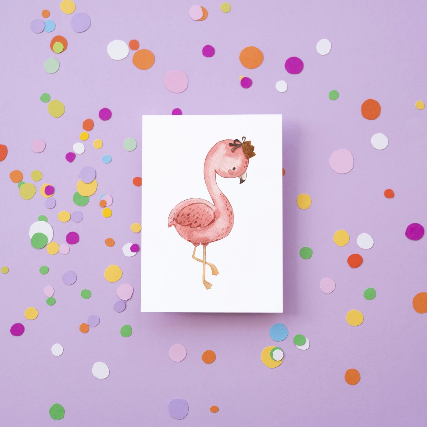 Postkarte Flamingo Florentine