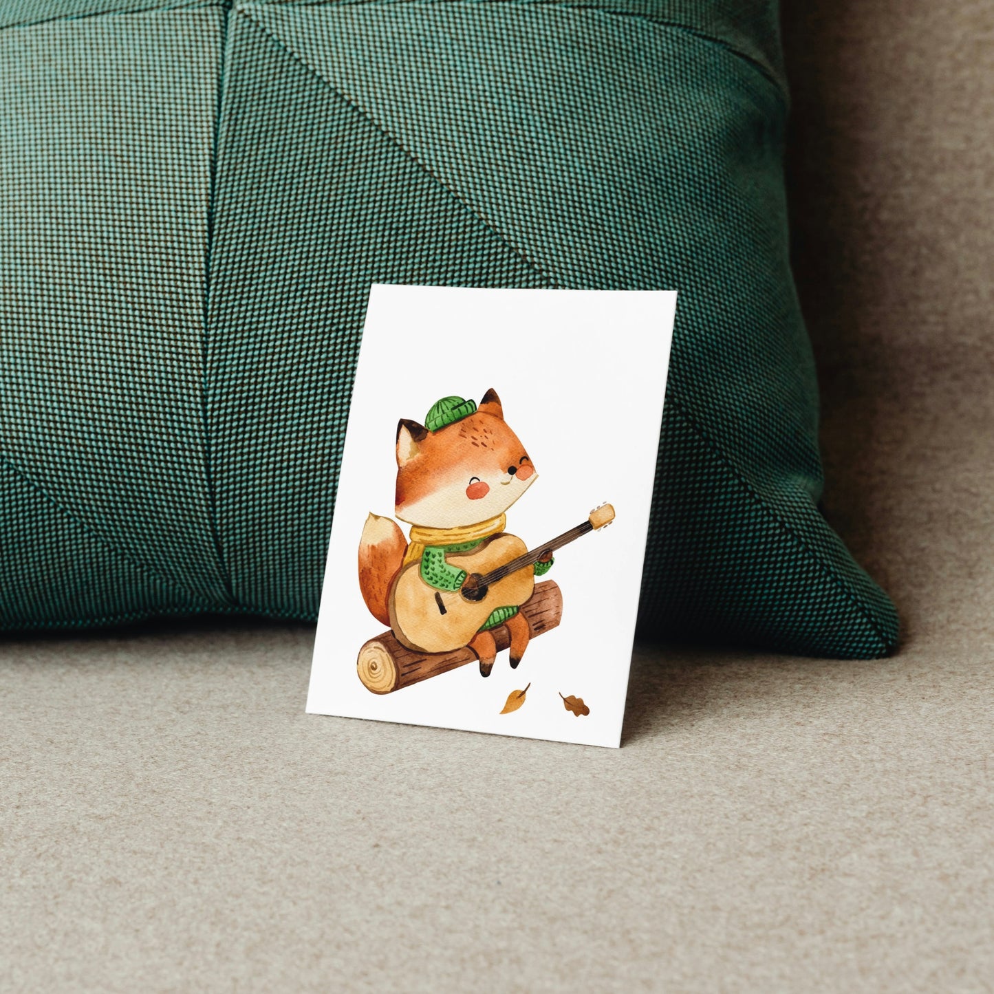 Karte Fuchs Fiete & Gitarre A6