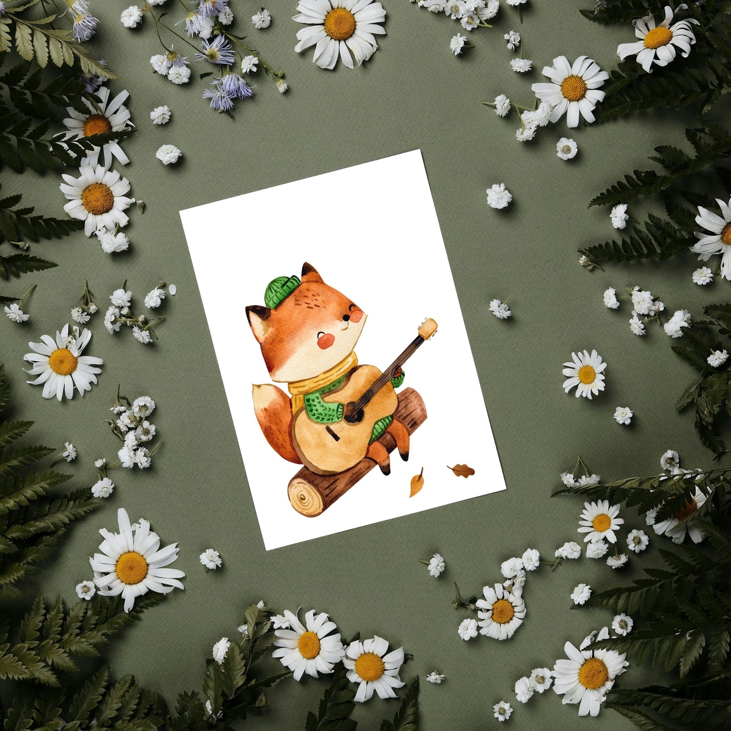 Karte Fuchs Fiete & Gitarre A6
