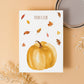 Karte Herbstliebe – Kürbis