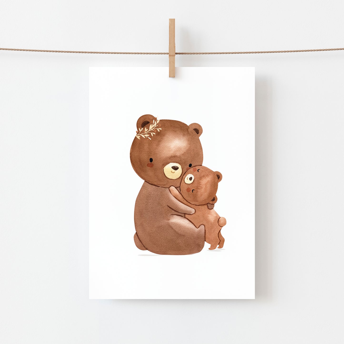 Karte Mama Bär & Baby