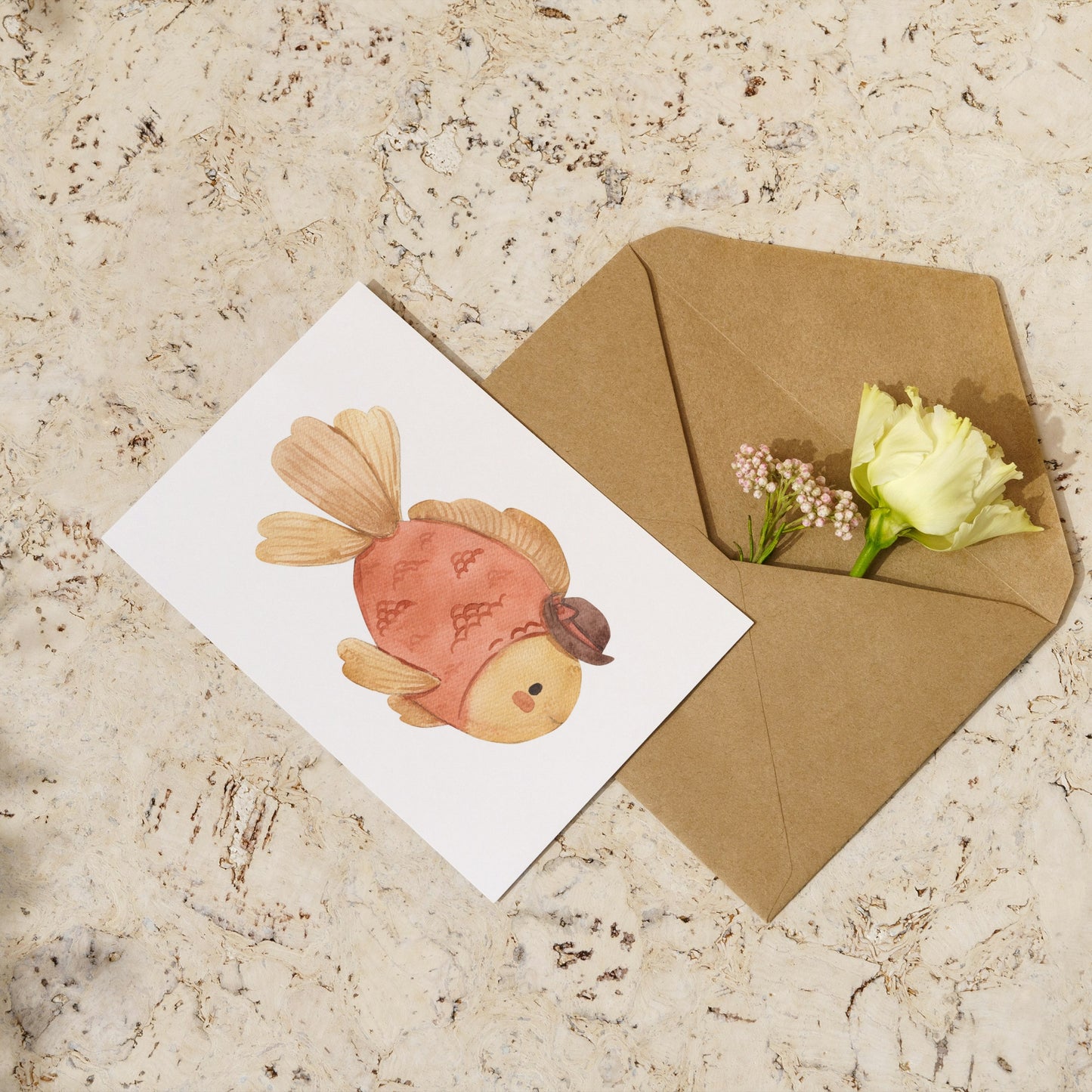 Postkarte Fisch Fritz
