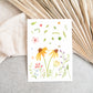 Karte Wildblumen