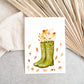 Karte Gartenliebe Herbst