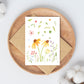Karte Wildblumen