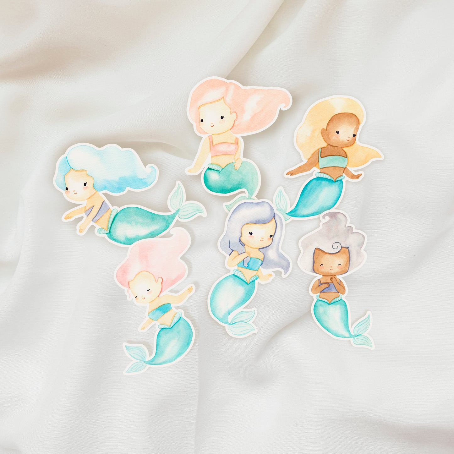 Meerjungfrau Sticker Set