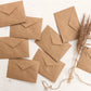 Kleine Dankeskarten mit Maus und Blumen – 10er Set