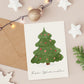Weihnachtskarte Frohe Weihnachten - Weihnachtsbaum